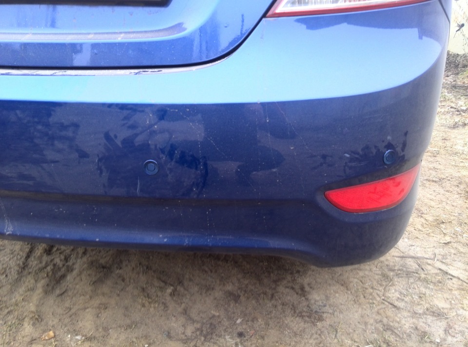 Китайский парктроник — Hyundai Solaris, 1,4 л, 2011 года | электроника ...