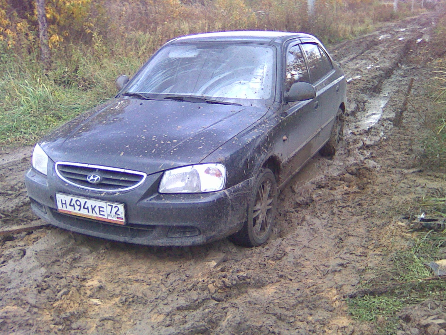 Вот как надо ездить на дачу! — Hyundai Accent (2G), 1,5 л, 2009 года |  путешествие | DRIVE2