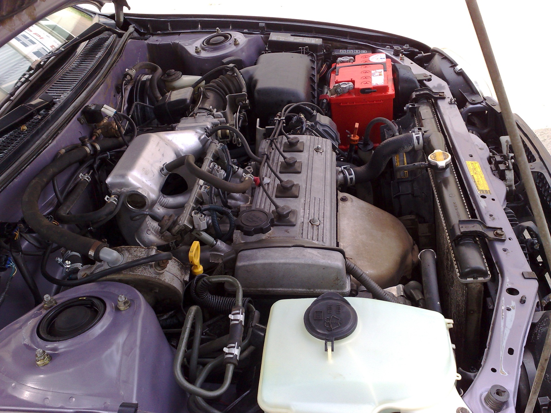 Washing the internal combustion engine  - Toyota Corolla 16 liter 1998