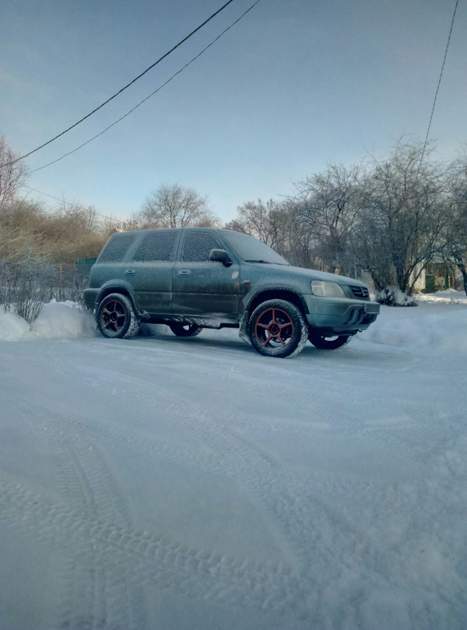 Зима в Москву пришла очень рано=) — Honda CR-V (RD1, RD2), 2 л, 1999 года |  мойка | DRIVE2