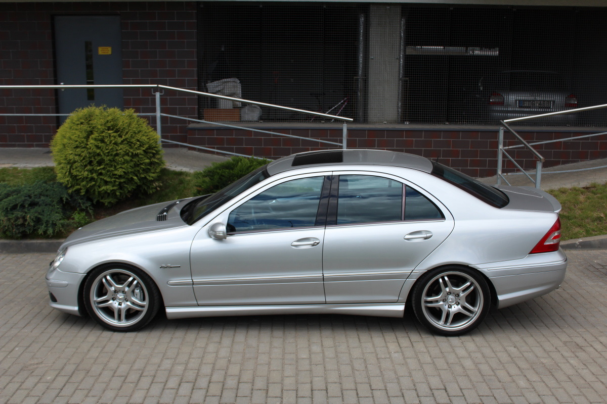 Дроп и новые катки — Mercedes-Benz C 55 AMG (W203), 5,4 л, 2005 года ...