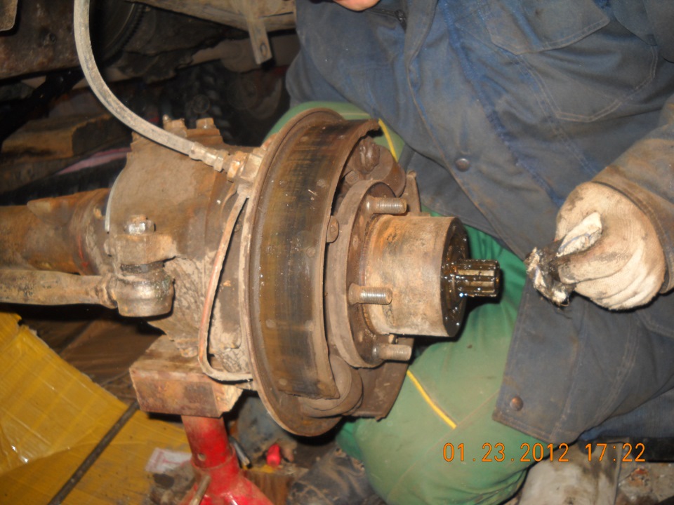 Установка дисковых тормозов. — УАЗ 31512, 3 л, 1995 года | аксессуары ...