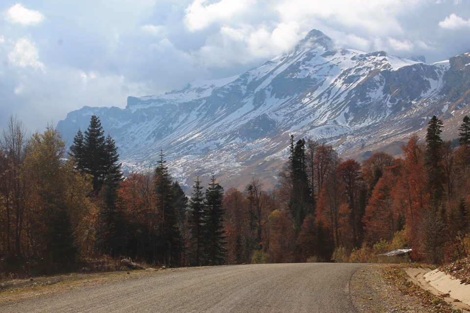 Плато Лаго Наки Адыгея осень