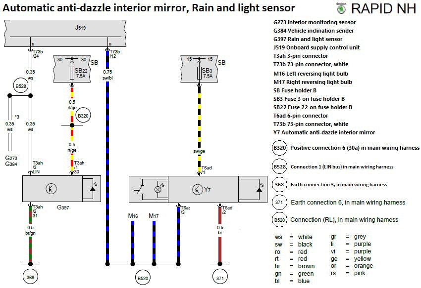 Схемы skoda rapid
