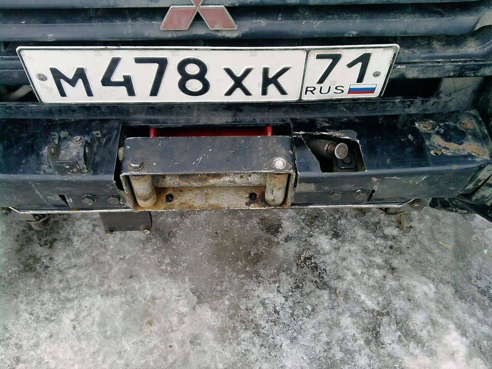 силовой бампер pajero 2