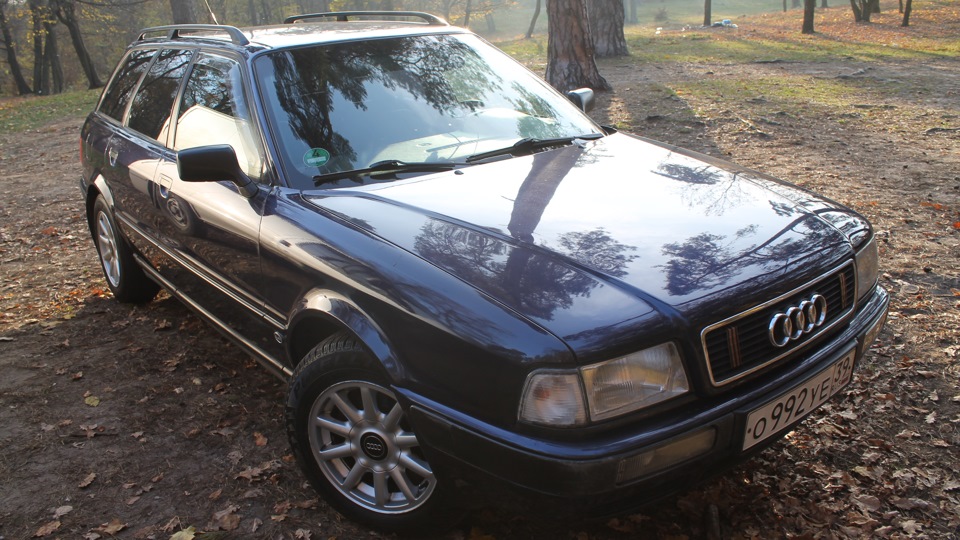 Регулировка ремня компрессора кондиционера — Audi 80 (B4), 2 л, 1996 ...