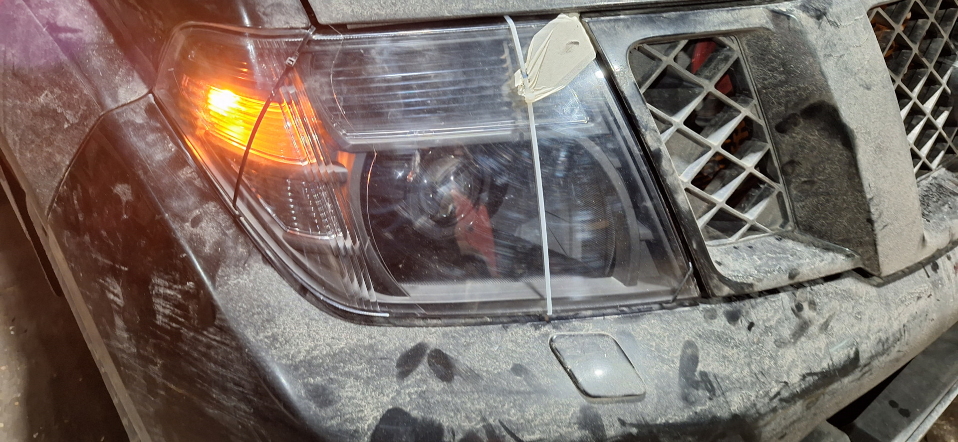 Ретрофит и американские габариты — Nissan Navara (2G), 2,5 л, 2010 года ...