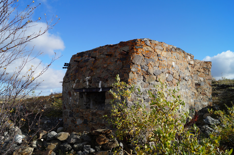 Доты около Титовки, прямо рядом с дорогой на Заполярный, Никель и Киркенес, видимо часть так называемого Мурманского укрепрайона, как на высоте Угловой. — Nissan Terrano III