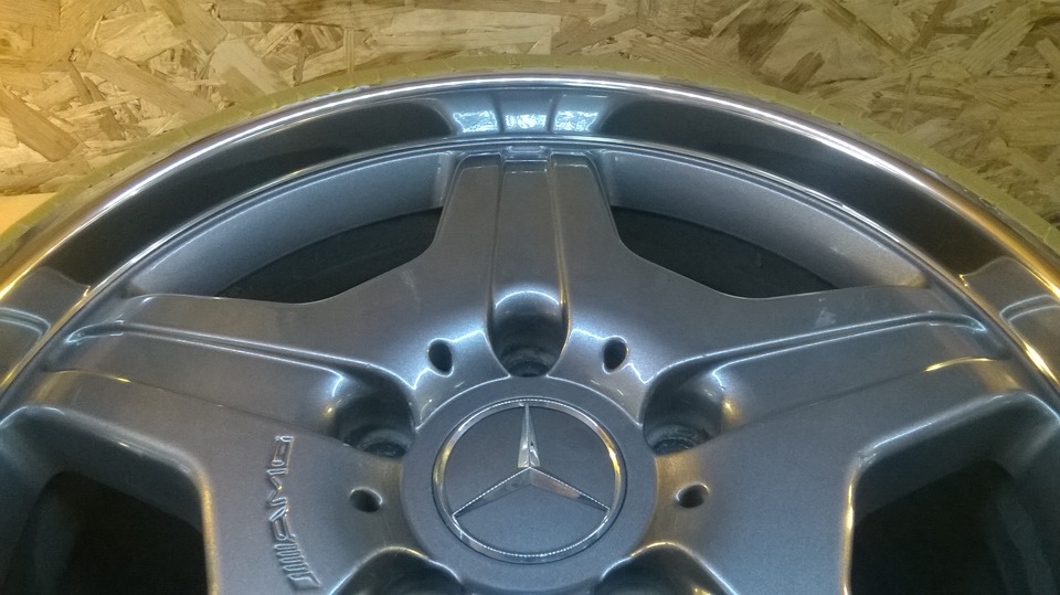A new method of polishing at the example of AMG discs and bolts for Mercedes SUV G cube
