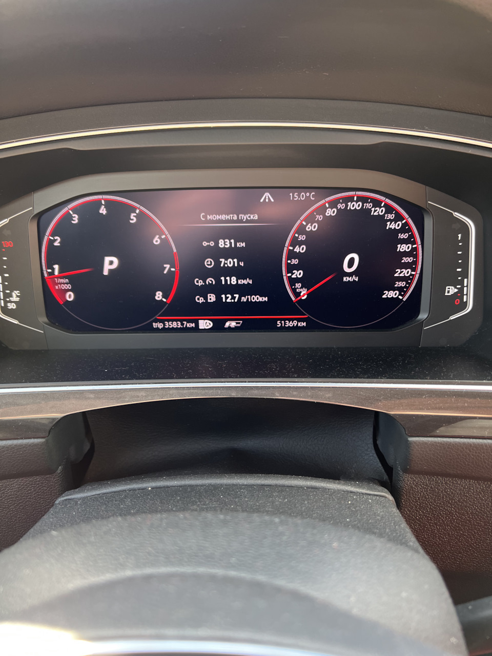 Расход топлива 2 — Volkswagen Tiguan (2G), 2 л, 2020 года | наблюдение ...