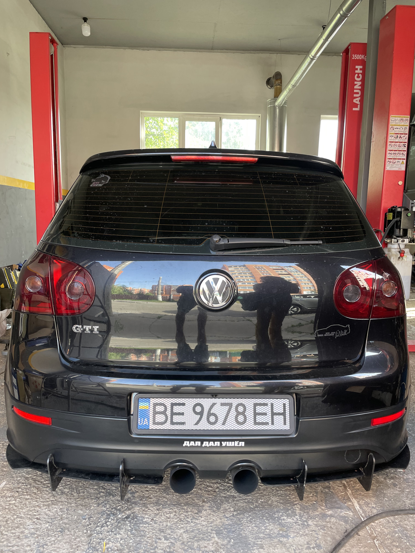 Задний диффузор Golf R 6 (5) — Volkswagen Golf Mk5 GTI, 2 л, 2008 года ...