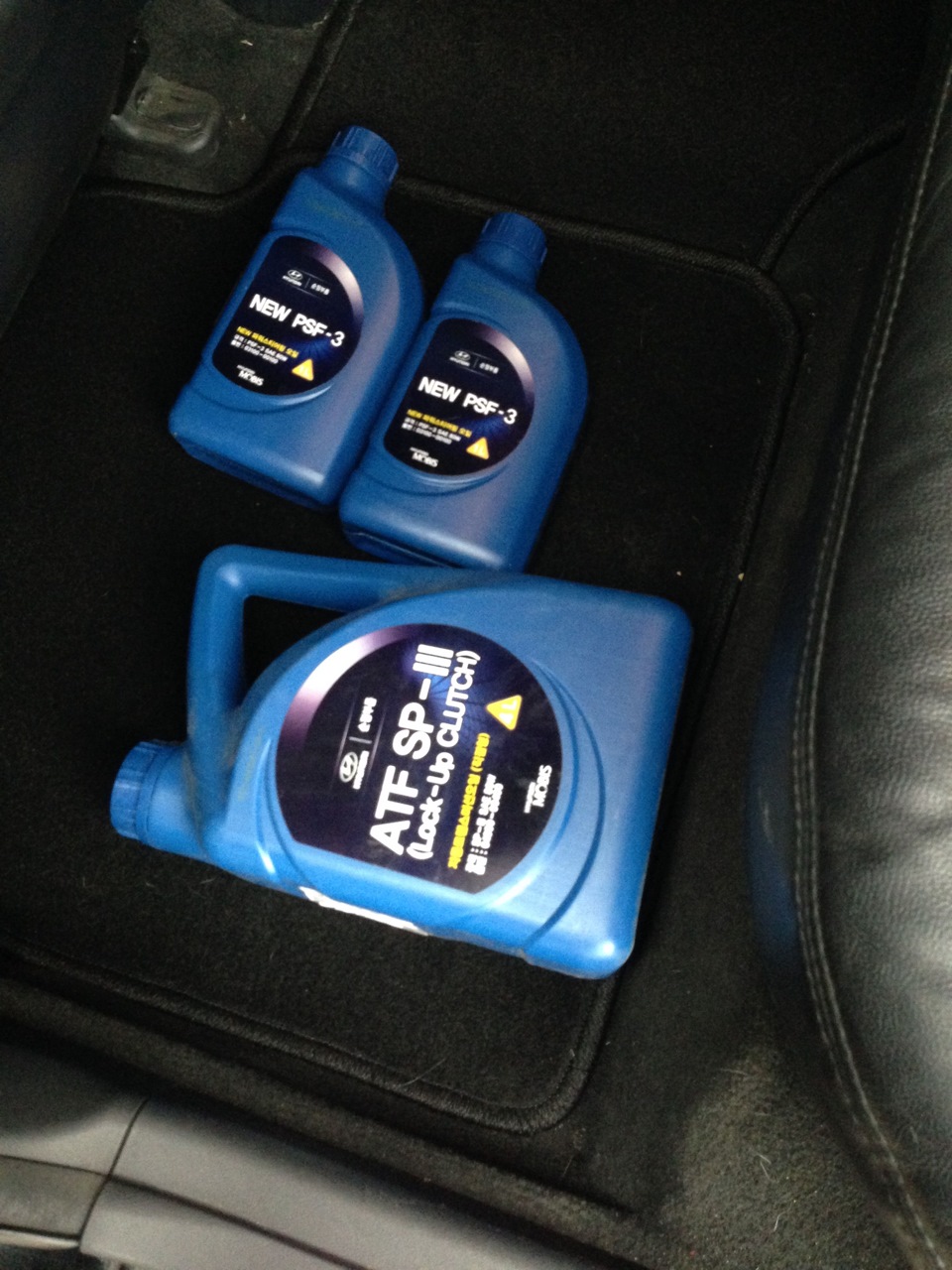 Замена масла в АКПП и ГУРе — Hyundai Grandeur (TG), 3,3 л, 2006 года ...