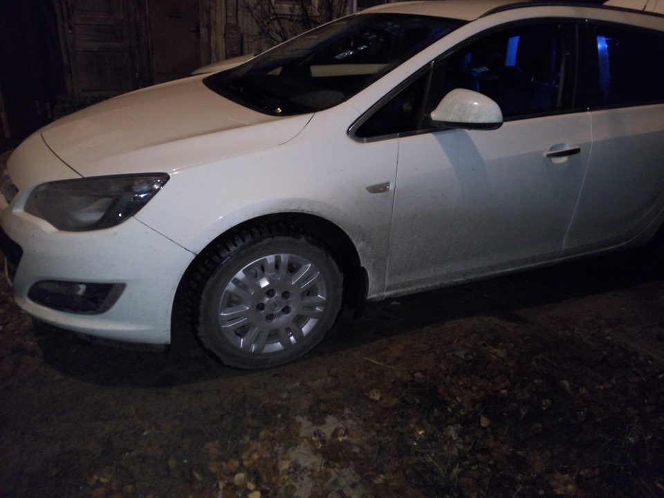 урвал родные колпаки Opel для зимних штампов — Opel Astra J, 1,6 л ...
