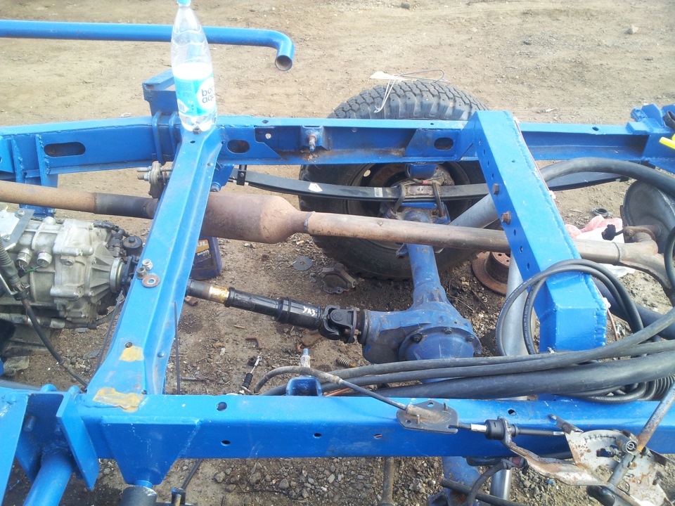 Снятие кузова, двигатель, задняя подвеска. Еще фотки и видео. — УАЗ ...