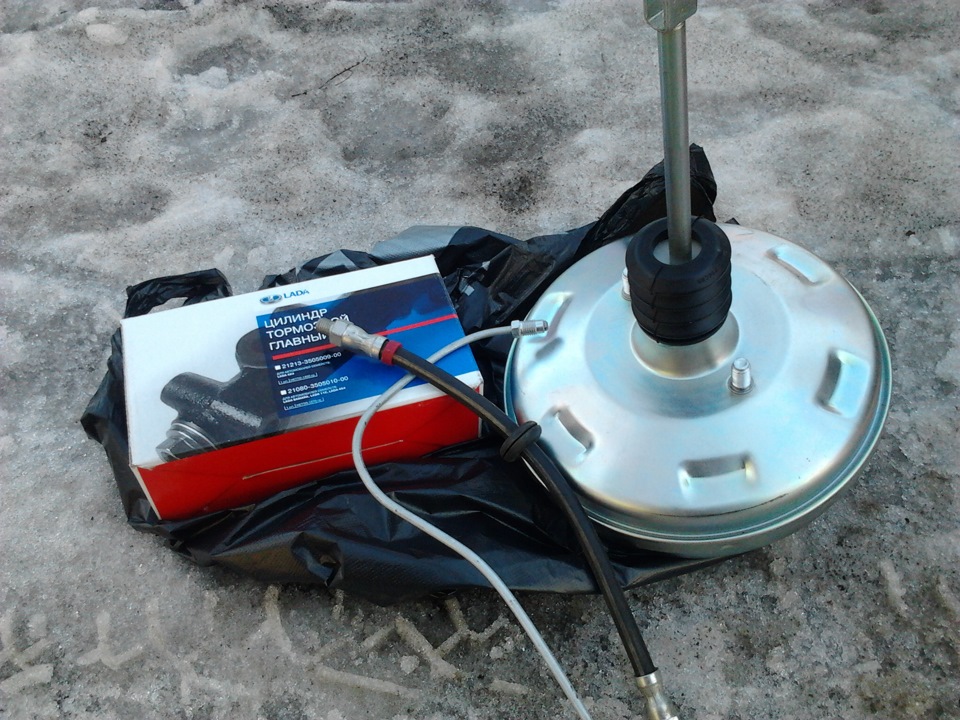 замена Вакуума и гл.цилиндра +нормальная тормозуха — Lada 2109, 1,3 л ...