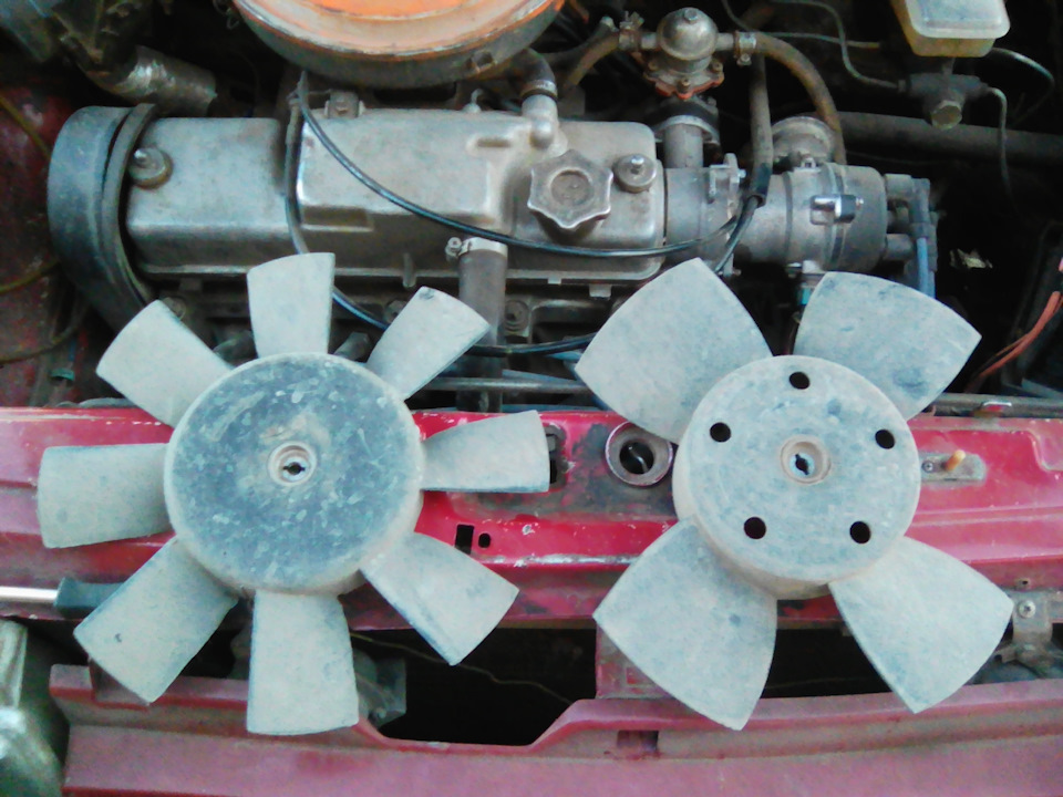 Вентилятор 8 лопастей — Lada 21093, 1,5 л, 1995 года | своими руками ...