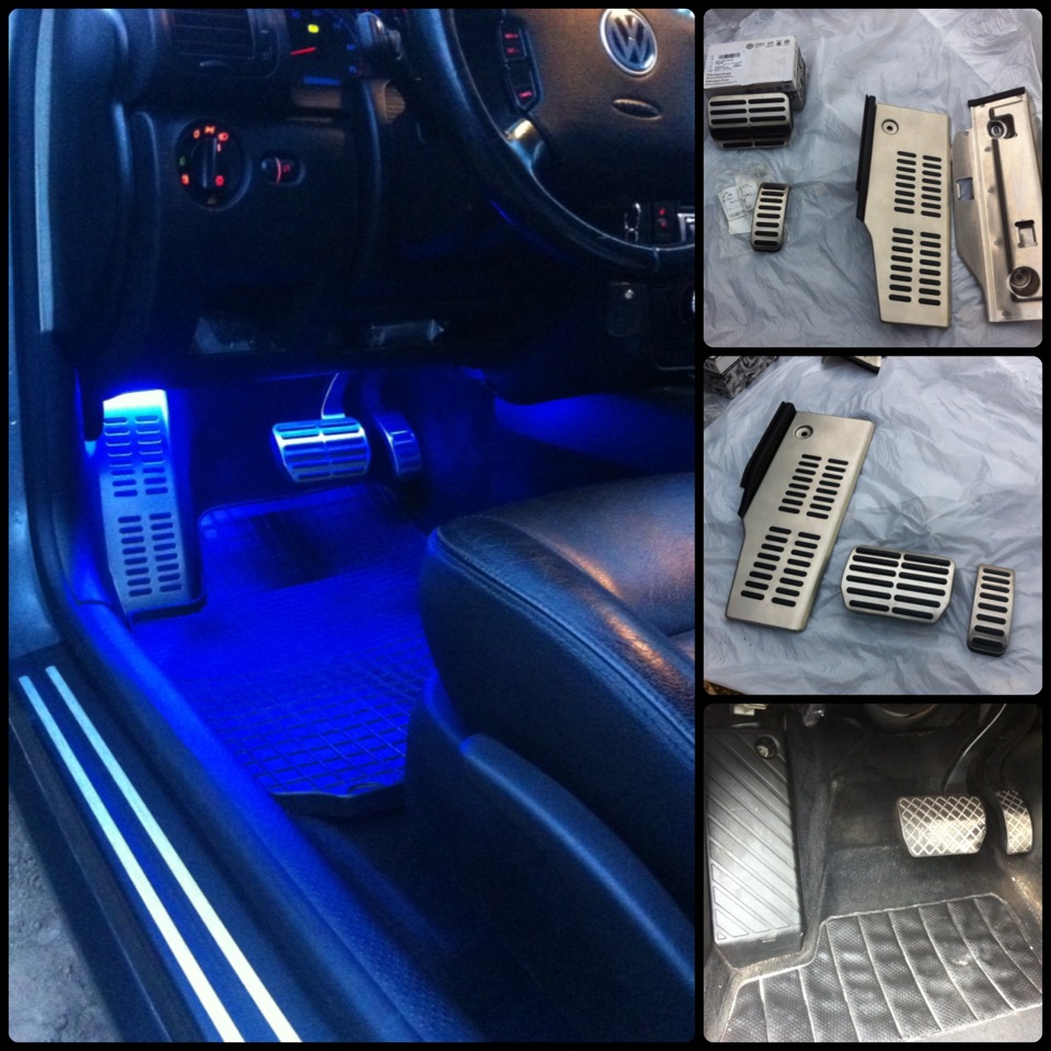 Накладки на педали и упора ноги — Audi TT style — Volkswagen Passat B5 ...