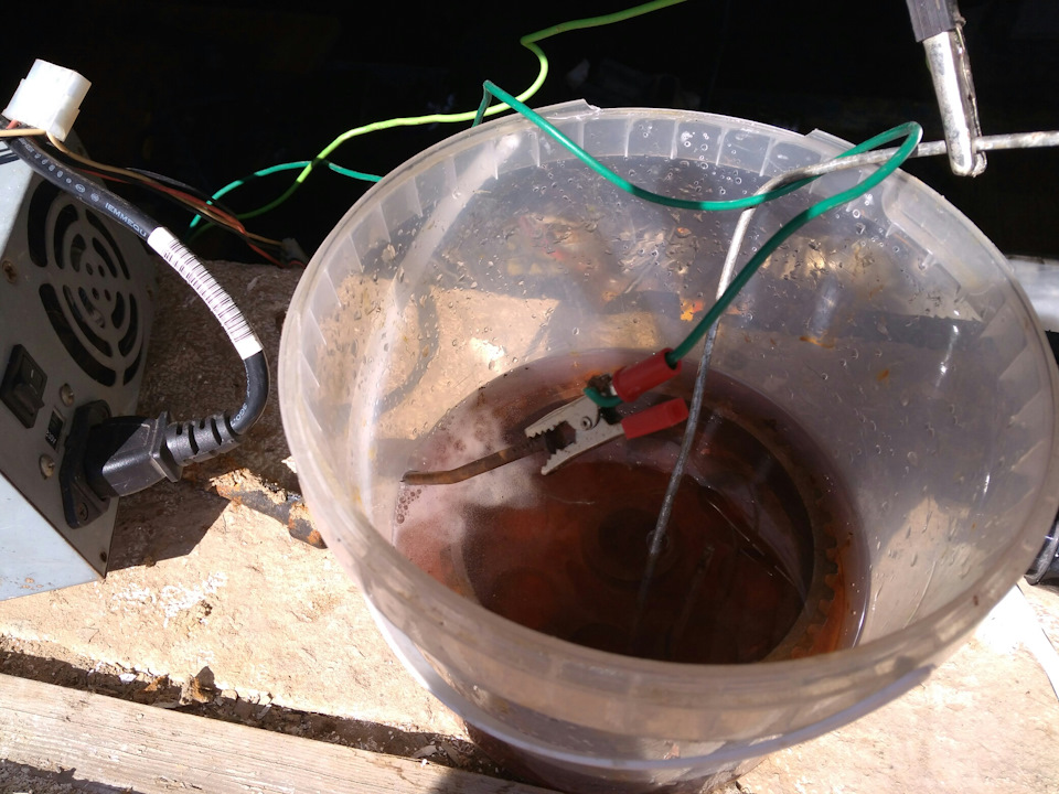 Очищение ржавчины от металла)))/ — Lada 21081, 1,5 л, 1992 года ...