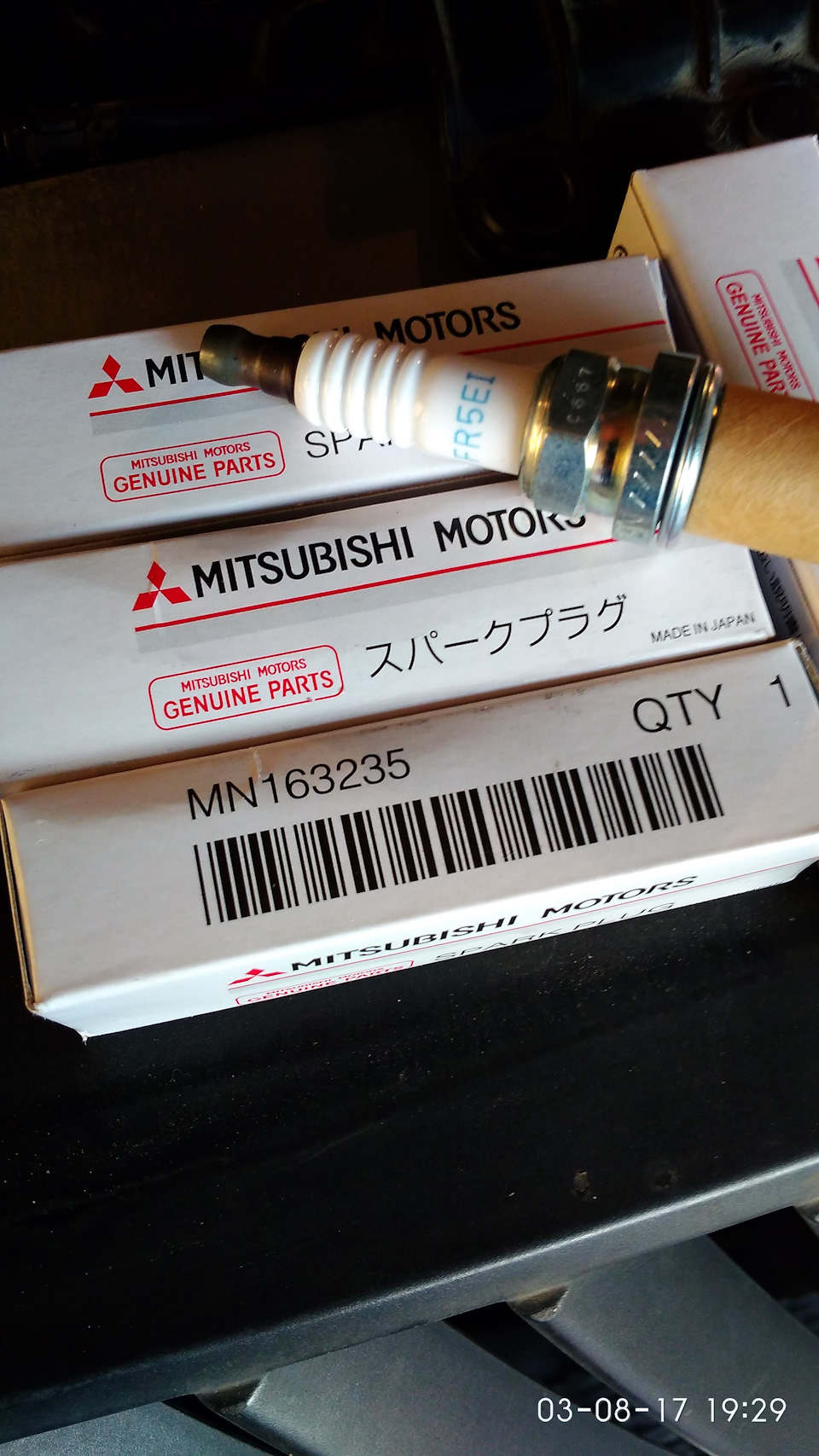 MN163235 Свеча зажигания Mitsubishi | Запчасти на DRIVE2