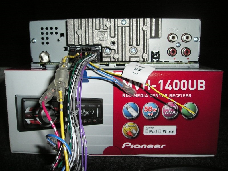 Распиновка pioneer mvh