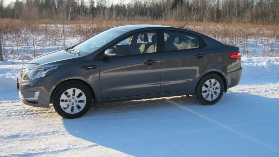 Kia Rio 2012 Winter