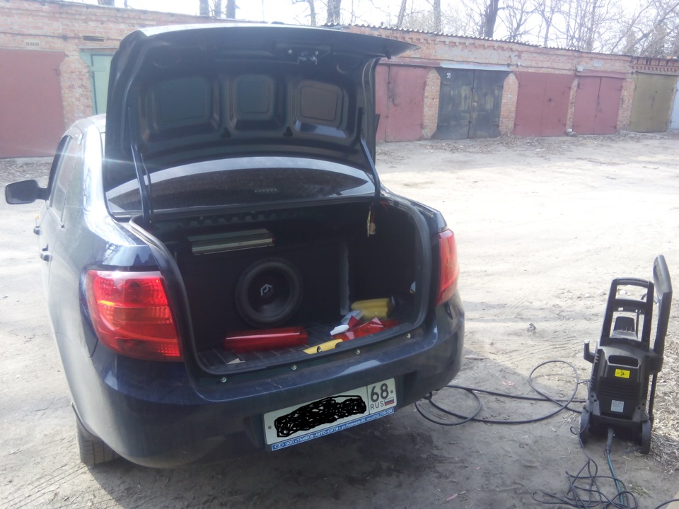 тонировка задних фар — Lada Гранта (1G), 1,6 л, 2013 года | тюнинг | DRIVE2