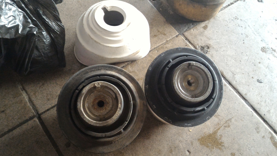 Замена подушек двигателя — Mercedes-Benz E-Class (W211), 3,2 л, 2002 ...