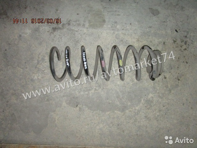 Пружина задняя Chevrolet Aveo (T200) 03-08 после 05.Цена-1000 ...