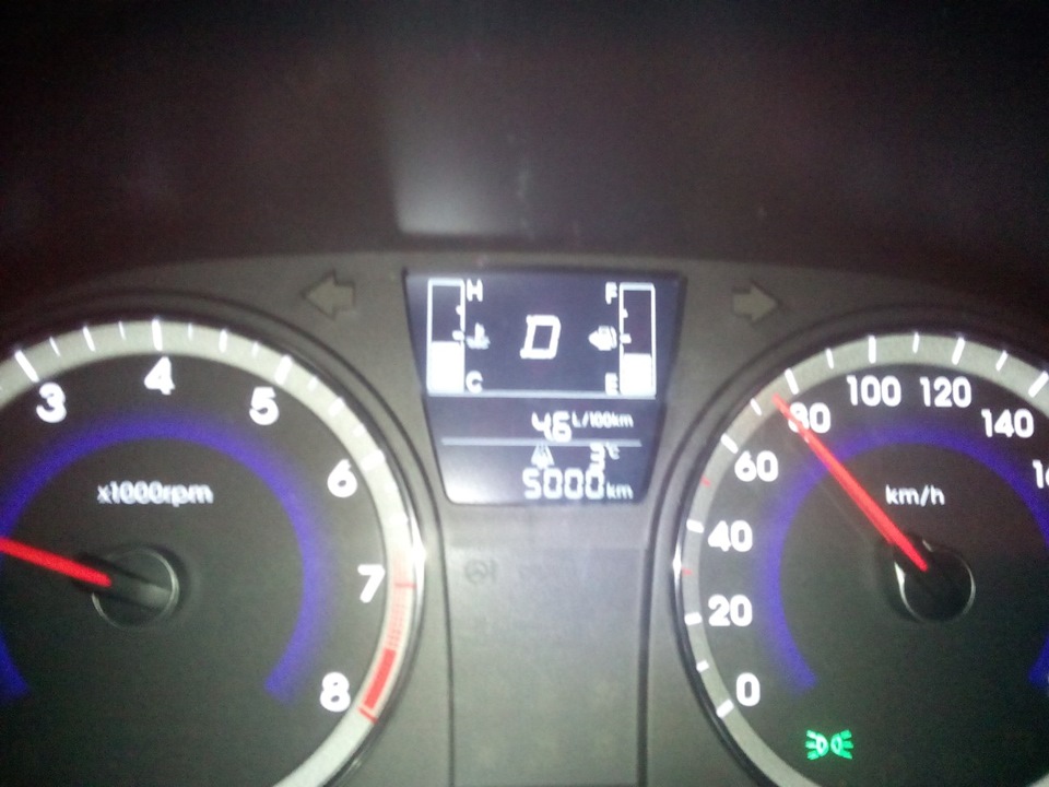 5000км, снег и клиренс. — Hyundai Solaris Hatchback, 1,6 л, 2015 года ...