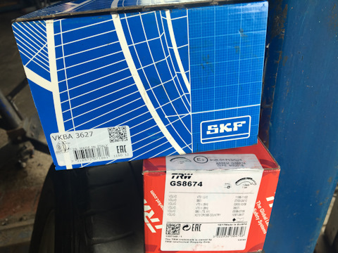 VKBA3627 Комплект подшипника ступицы колеса SKF | Запчасти на DRIVE2