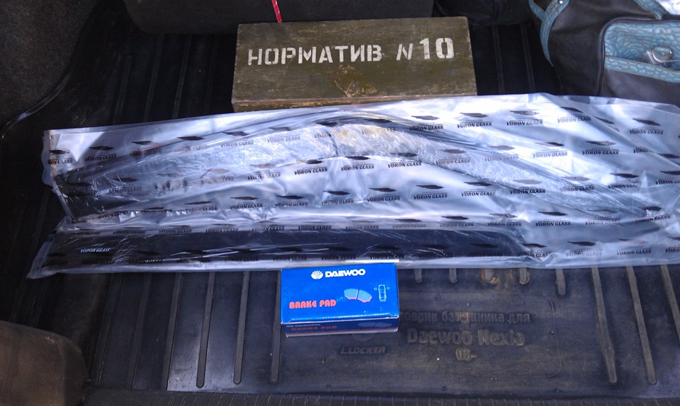 Прикупил в пятницу ветровики и передние тормозные колодки — Daewoo ...