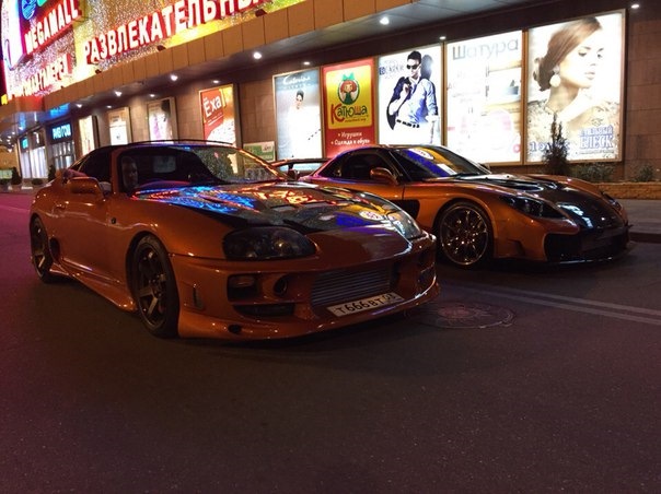 Toyota Supra Рё Mazda rx7