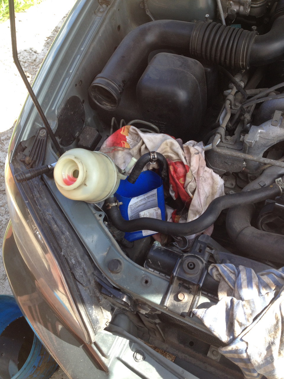 Замена свечей и масла в ГУРе — Subaru Legacy Outback (BE, BH), 2,5 л ...