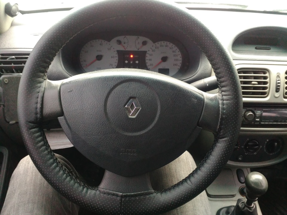 Как снять руль на рено симбол Посылка AliExpress кожаная оплётка на руль - Renault Symbol, 1,4 л, 2002 года ак