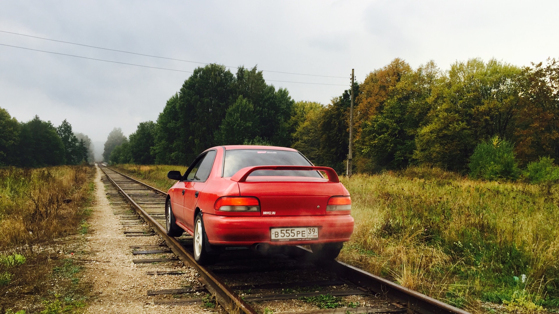 Subaru Impreza (GC, GF) 1.6 бензиновый 1997 | GC8 Красная на DRIVE2