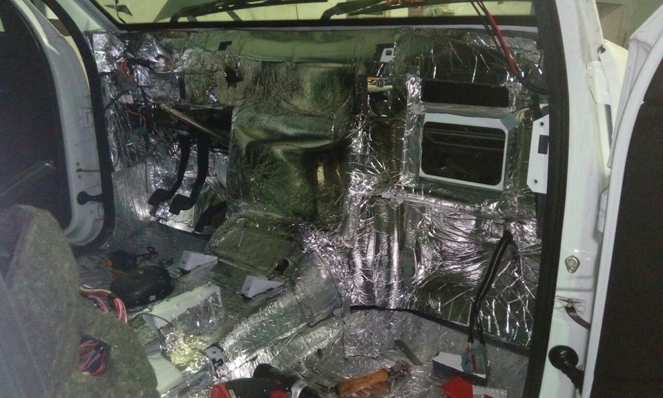 Шумоизоляция Патриота за 83 000 рублей (тыдыщ) — УАЗ Patriot, 2,2 л ...