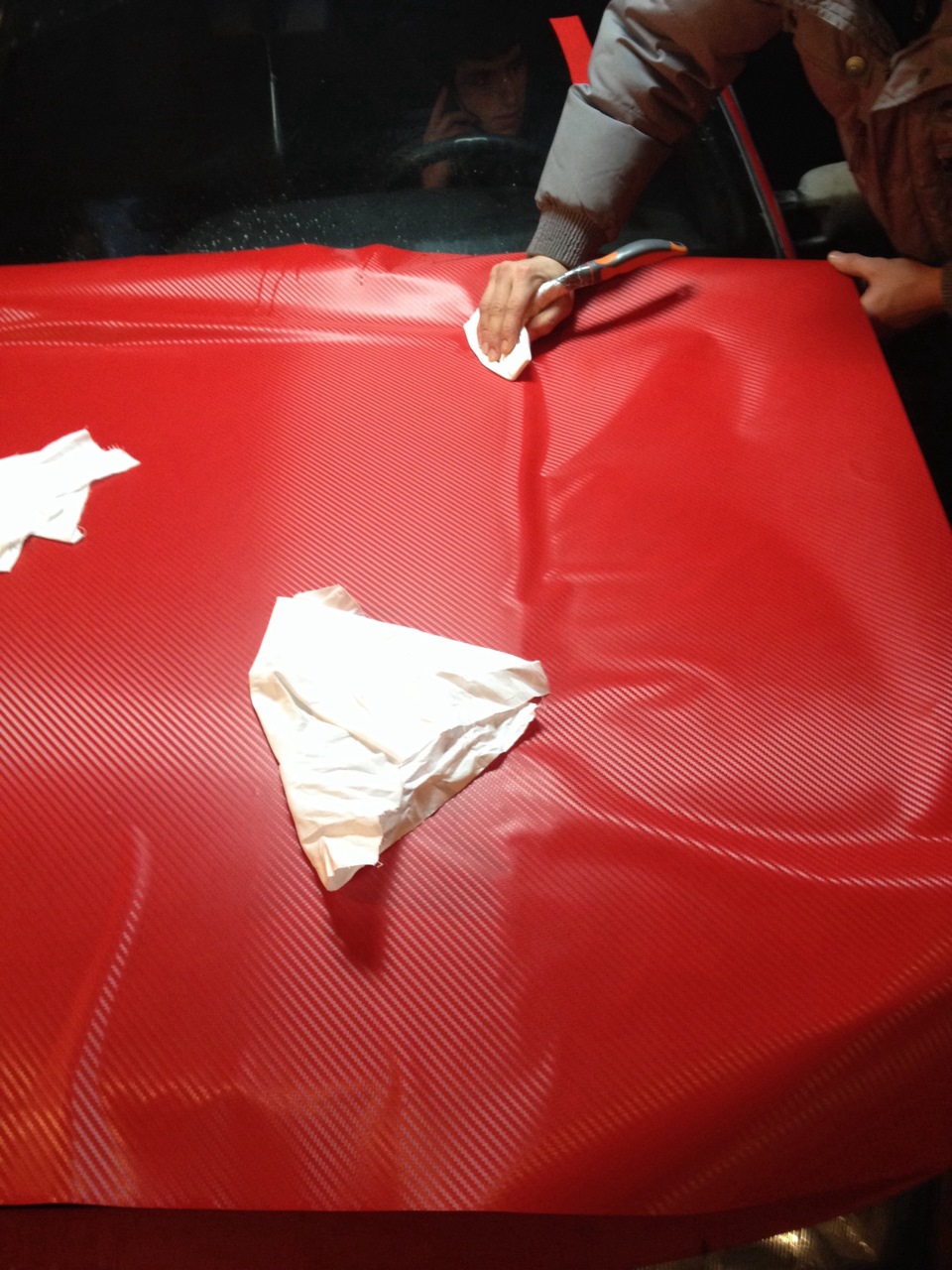 Оклейка карбоном — Volkswagen Passat B3, 1,6 л, 1989 года | стайлинг ...