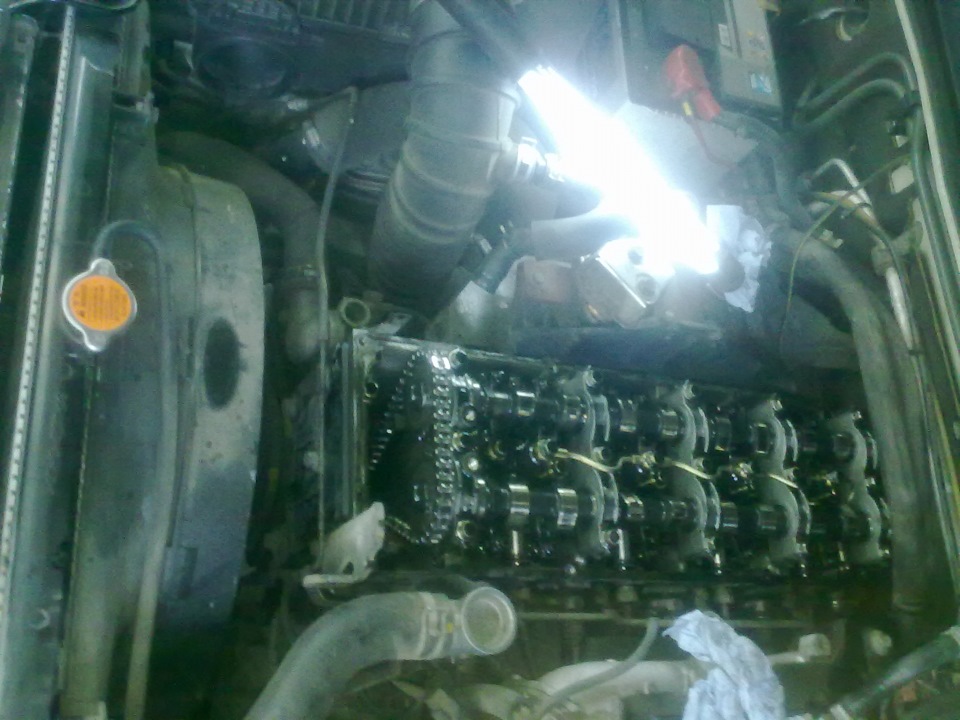 Замена гидро натежителя цепи ГРМ и верхнего успокоителя! — Mitsubishi ...