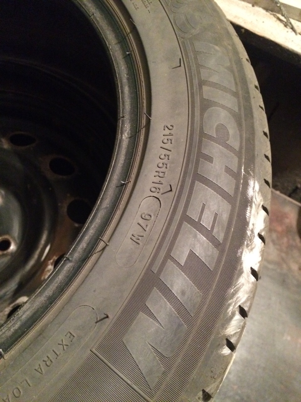 Резина на лето Michelin 215/55R16 — Opel Vectra B, 1,8 л, 1996 года ...