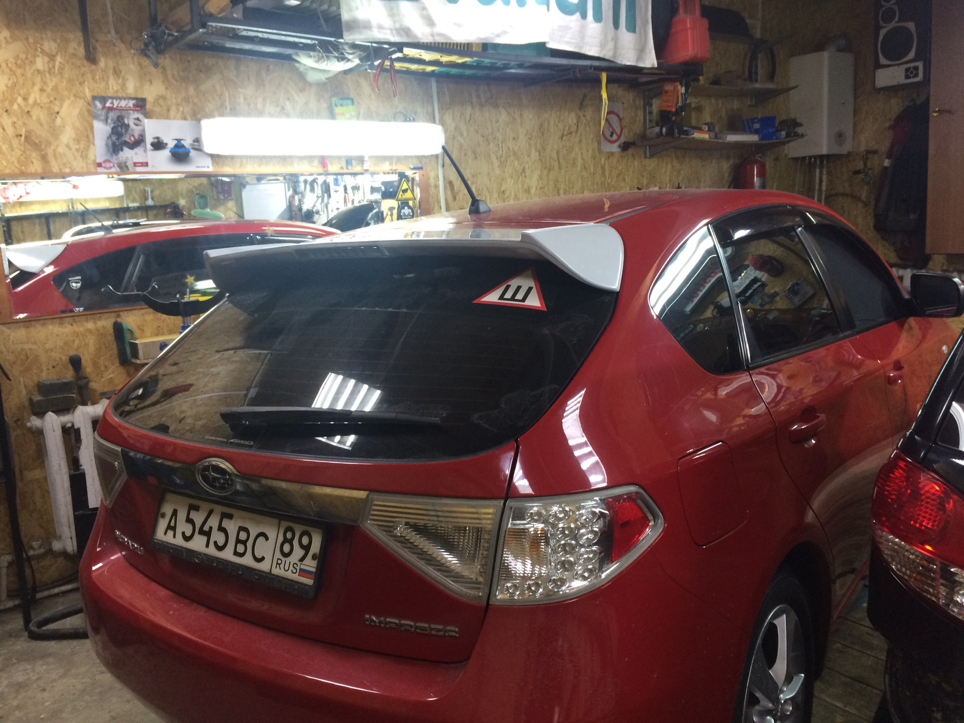 Примерка спойлера перед покраской и покупка машины жене. — Subaru ...