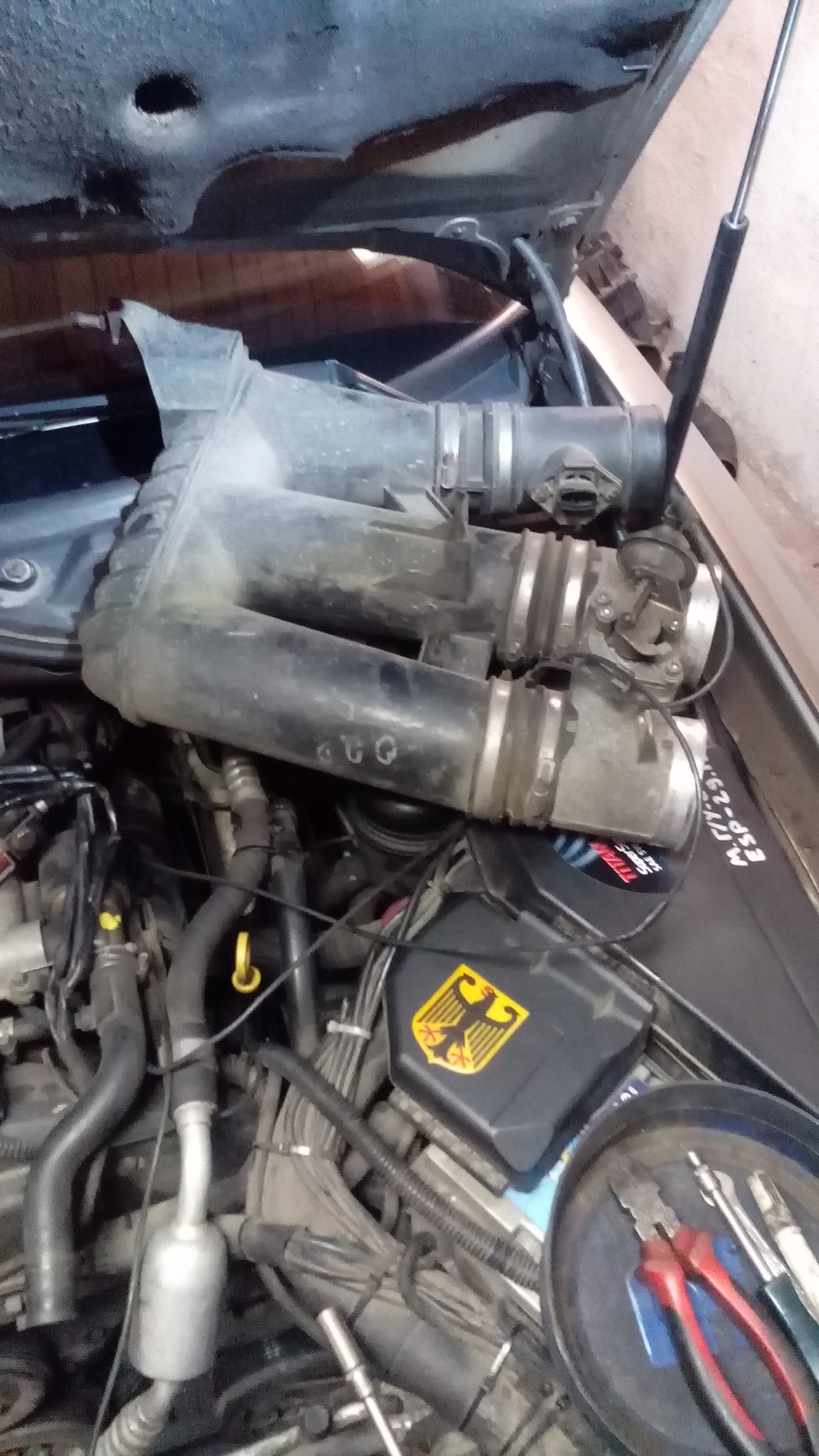 снятие помпы опель омега 2.5 v6 часть 1 — Opel Omega B, 2,5 л, 1997 ...