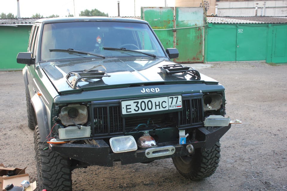 Фары Depo 100-1120N-LD-E — Jeep Cherokee (XJ), 2,5 л, 1993 года ...