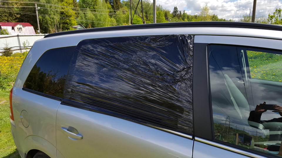 Тонировка — Opel Zafira B, 1,8 л, 2011 года | тюнинг | DRIVE2