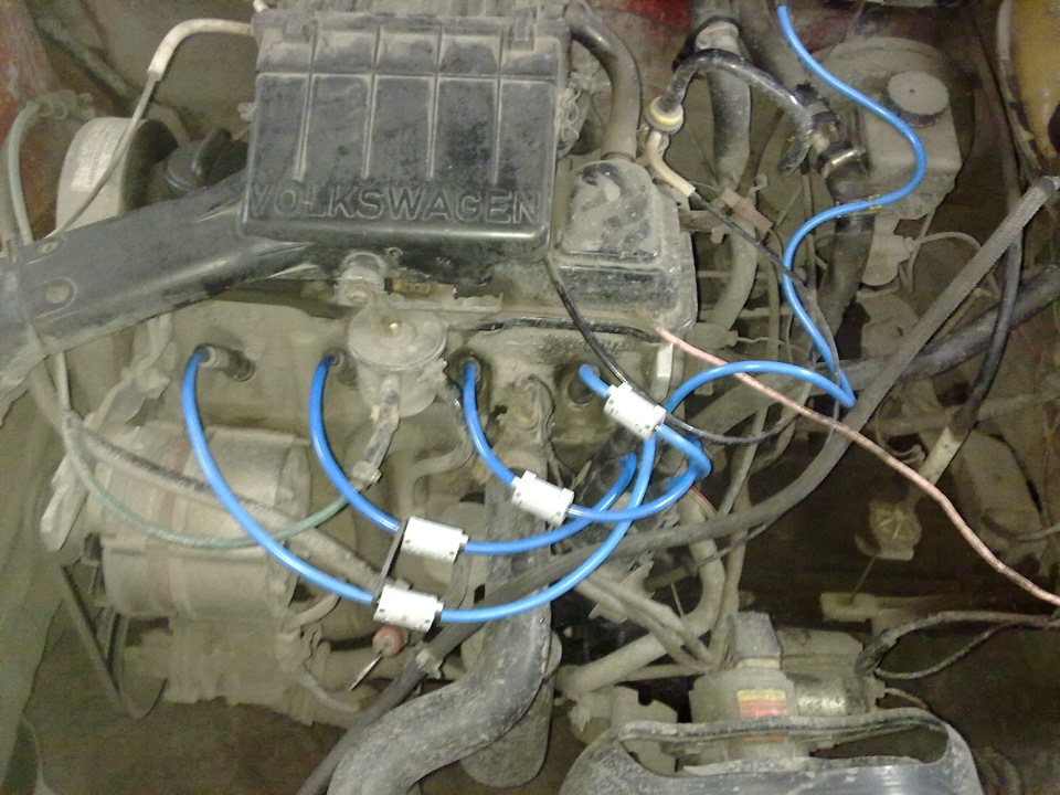 Провода + ферриты — Volkswagen Jetta II
