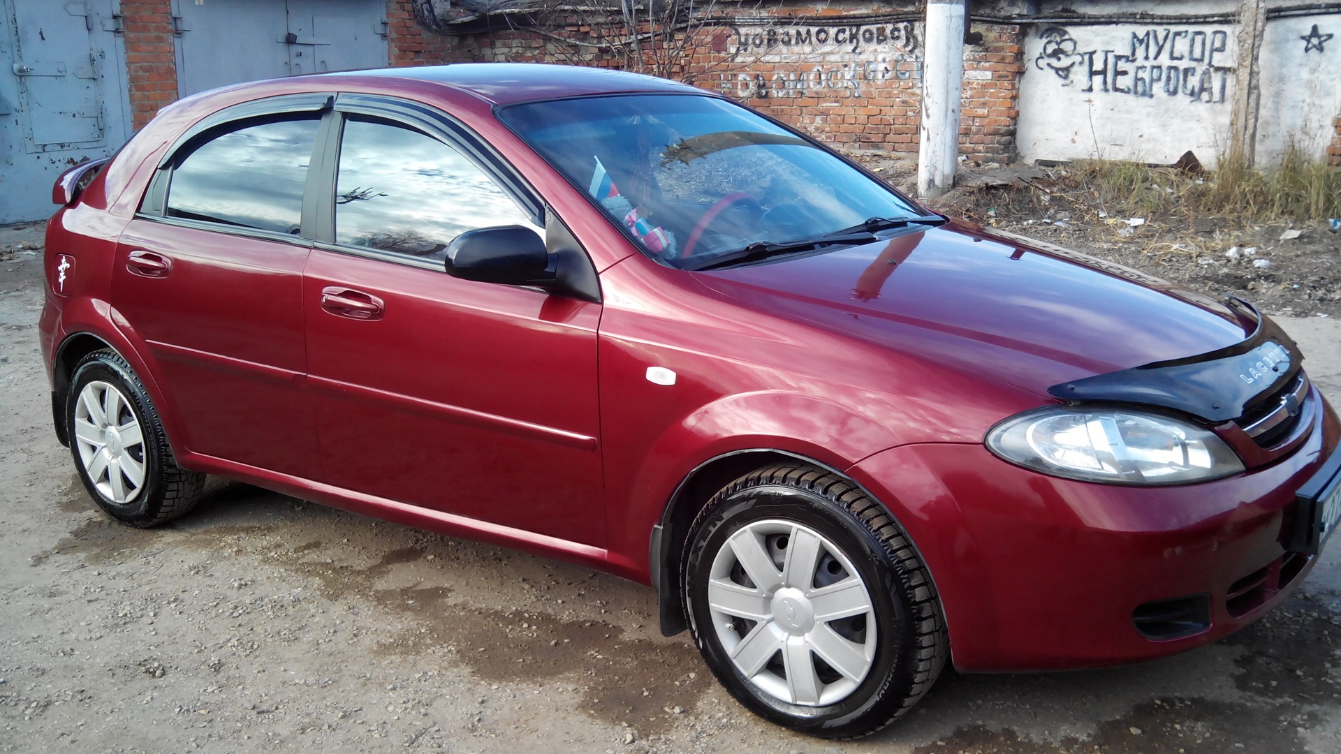 Chevrolet Lacetti 2007 красная