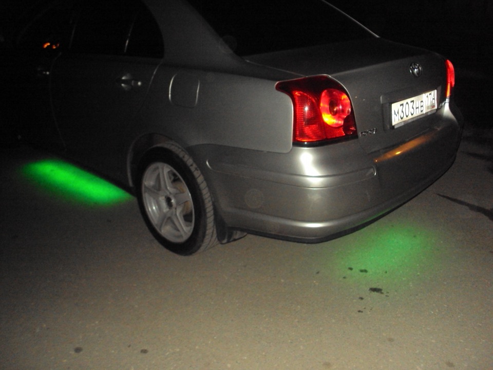 подсветка днища своими руками — Toyota Avensis II, 1,8 л, 2005 года ...