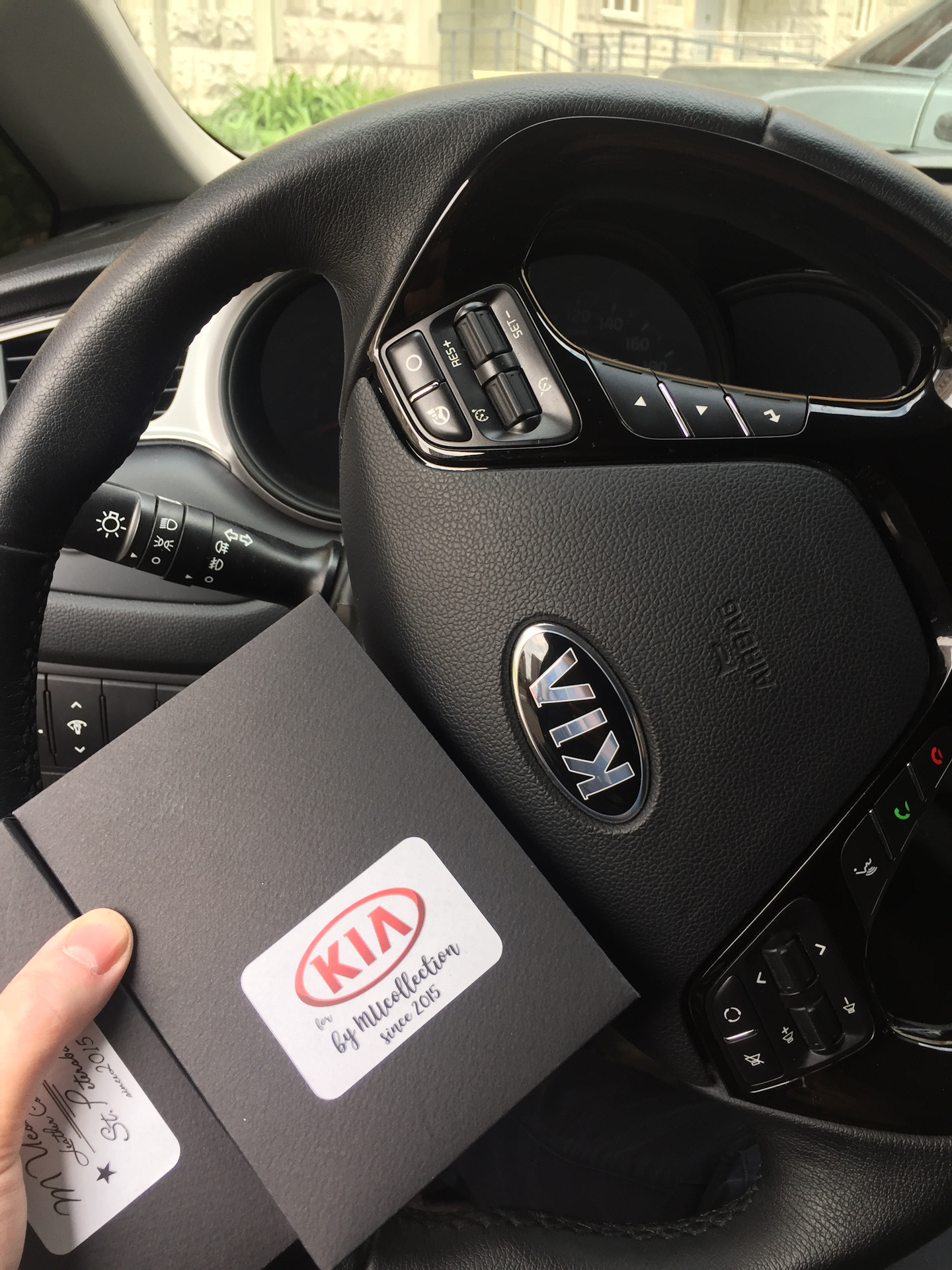 Аксессуары из кожи для Черники — KIA Ceed (2G), 1,6 л, 2016 года ...
