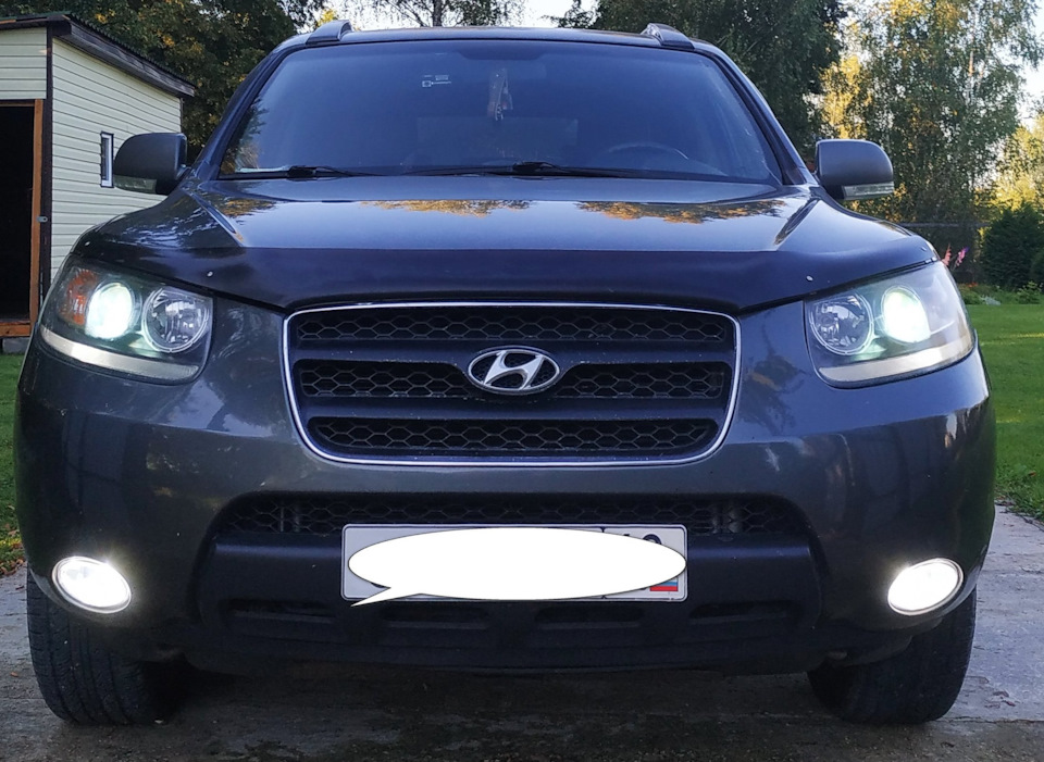 Полировка кузова и замена ламп в противотуманках — Hyundai Santa Fe (2G ...