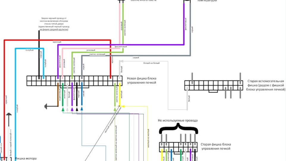 Схема климат контроля тойота