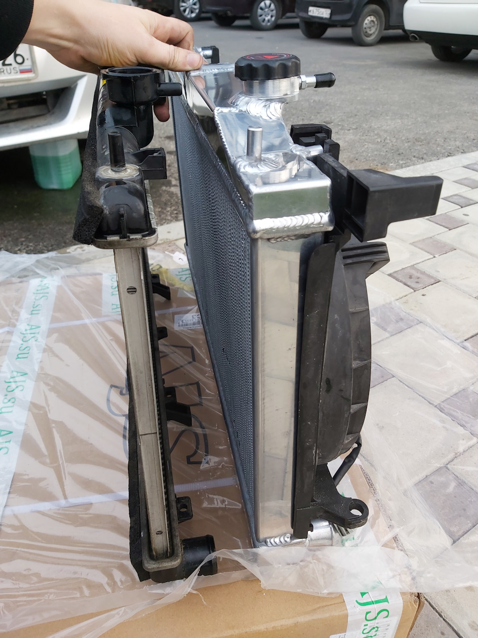 радиатор AJS алюминиевый — Subaru Exiga STi/tS (YA), 2 л, 2009 года ...